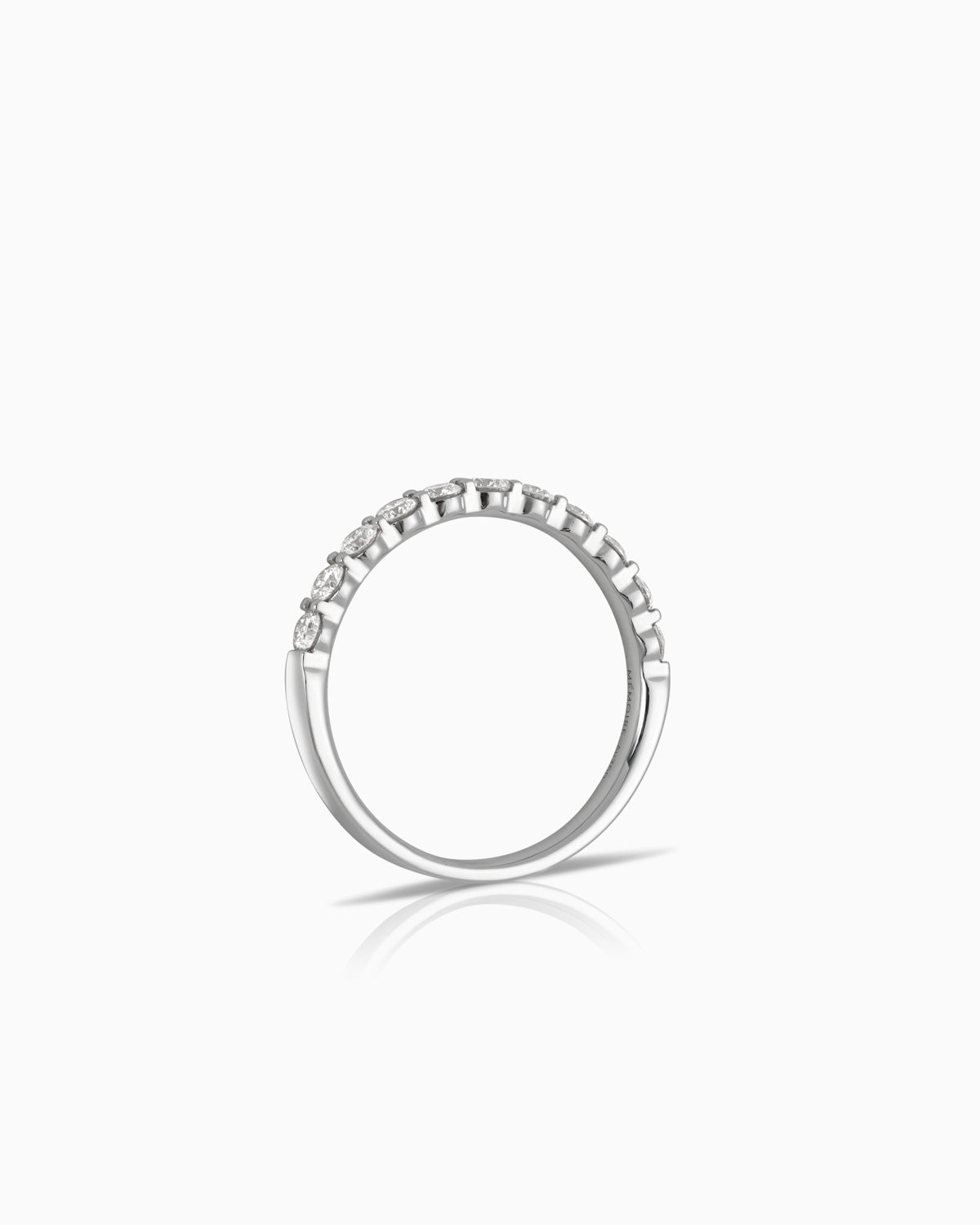 11 Stone Petit Prong Diamond Band