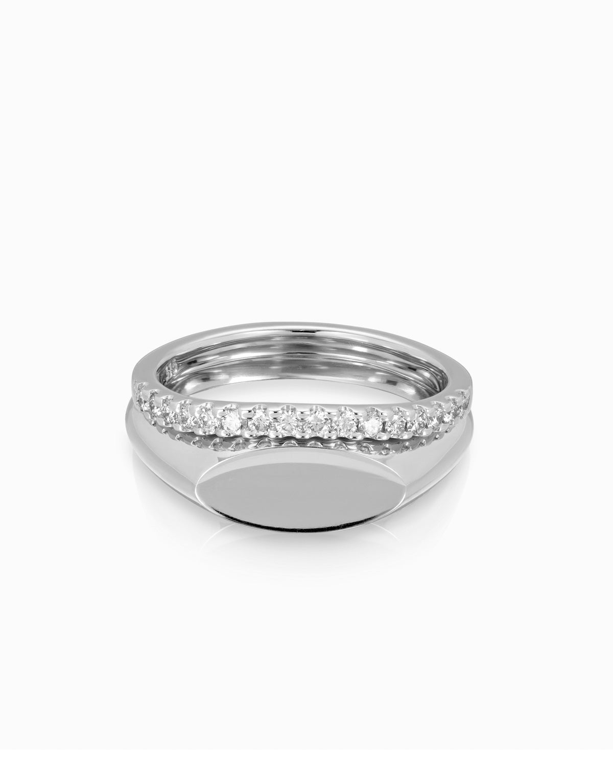 Classique Narrow Oval Signet Ring