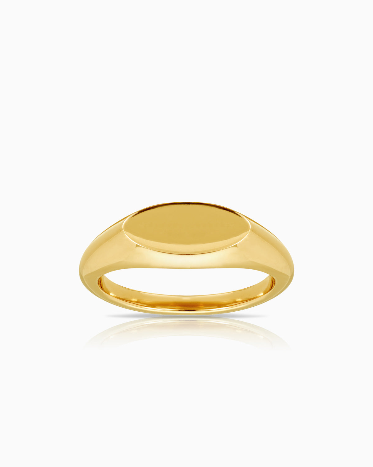Classique Narrow Oval Signet Ring