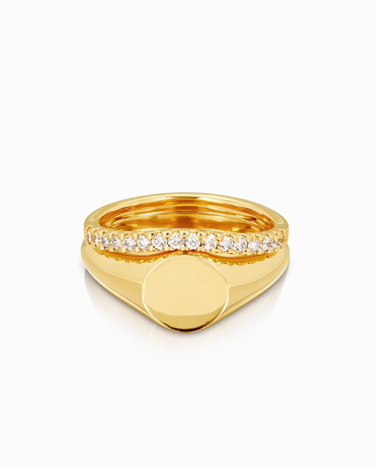 Classique Round Signet Ring