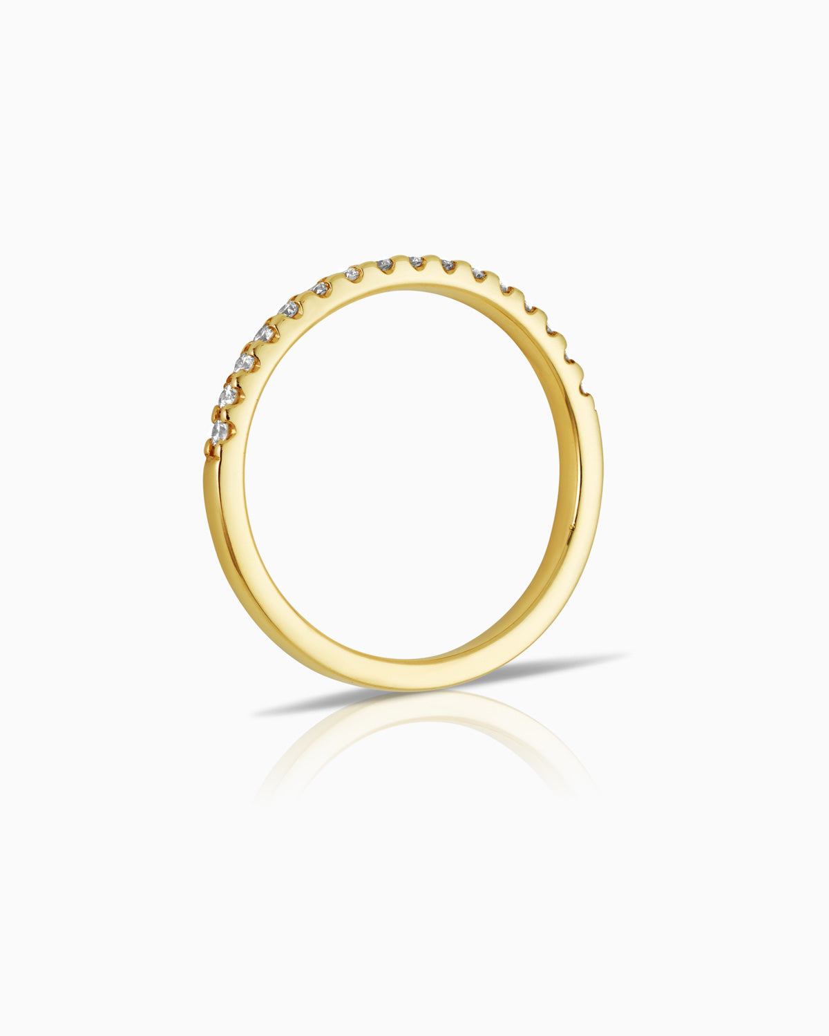 Diamond Oval Contour Band