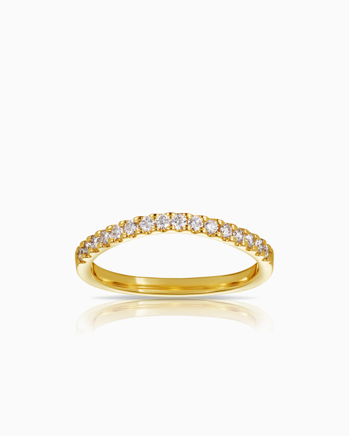 Diamond Oval Contour Band
