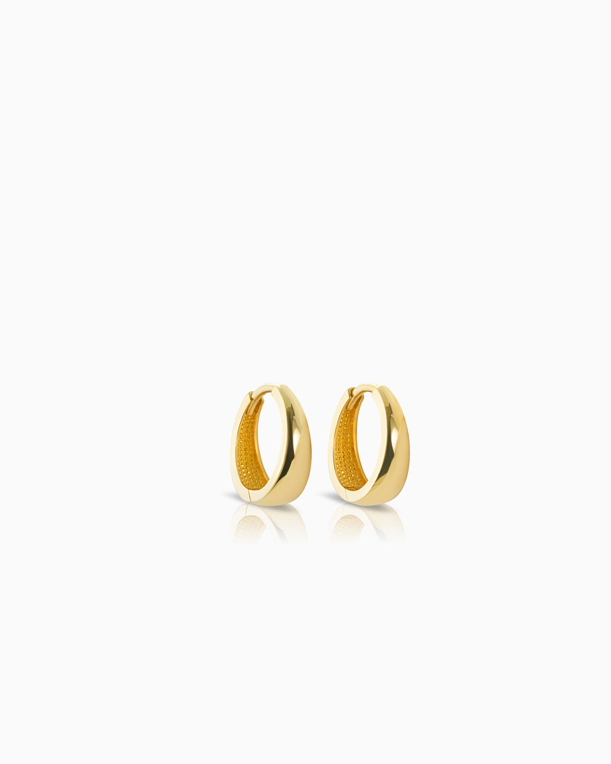 Small Tapered Gold Huggie