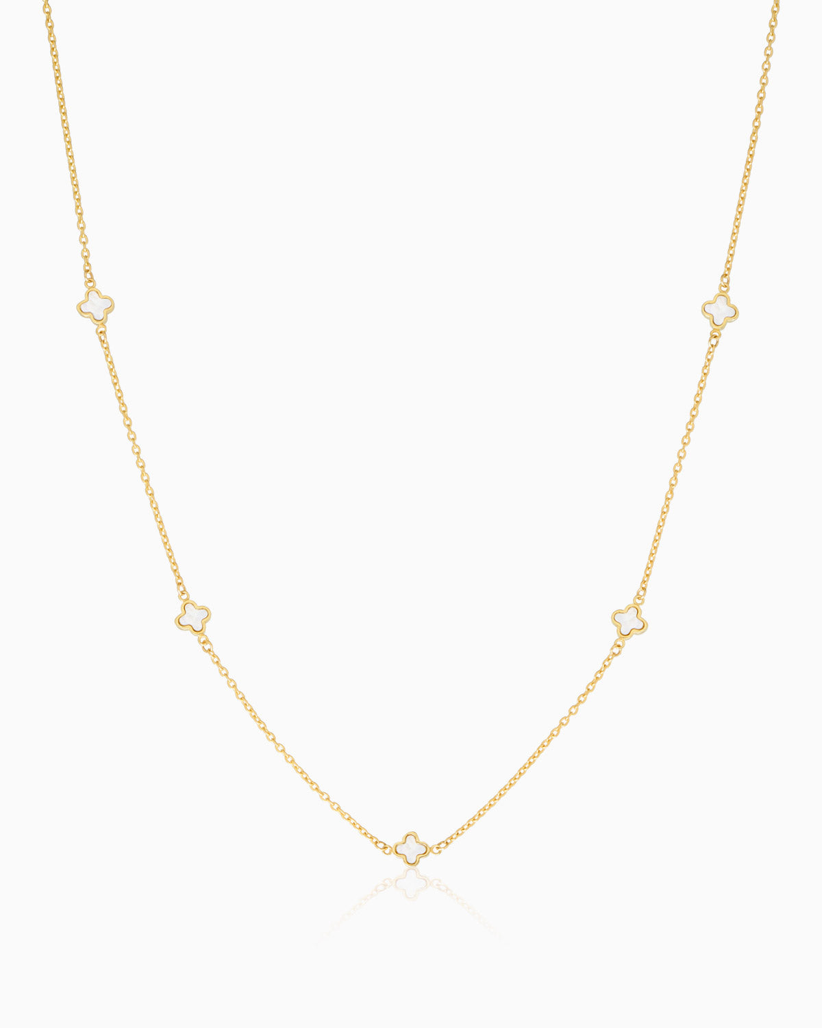 Fine Clover 'Mother of Pearl' Necklace