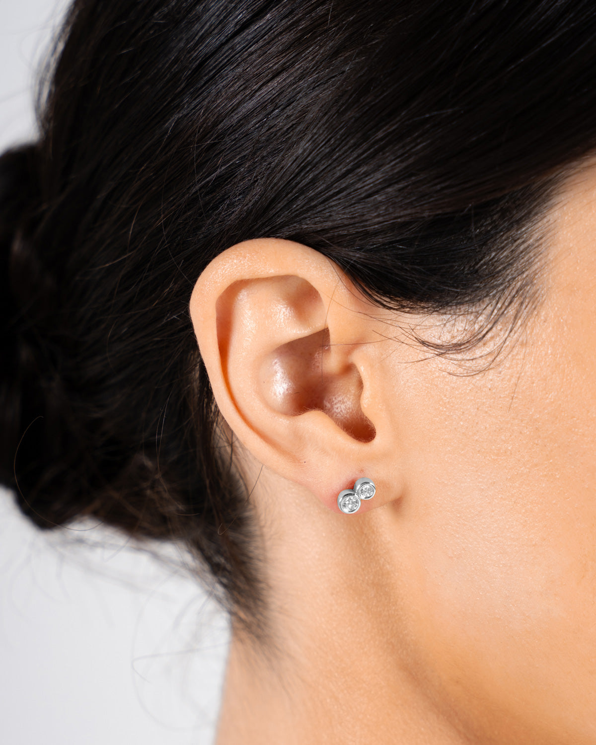 Passion Bezel Toi Et Moi Studs