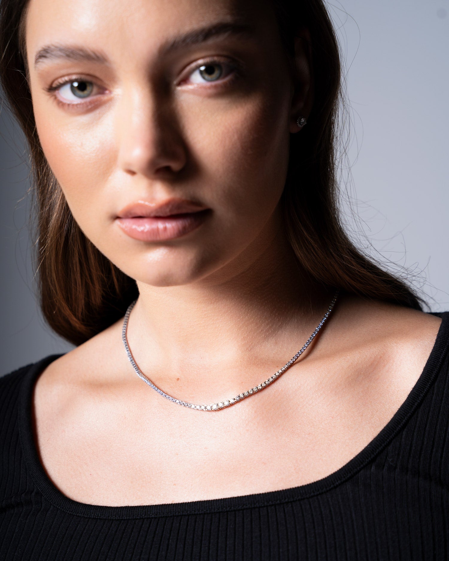 5.00ct Graduated Diamond Necklace