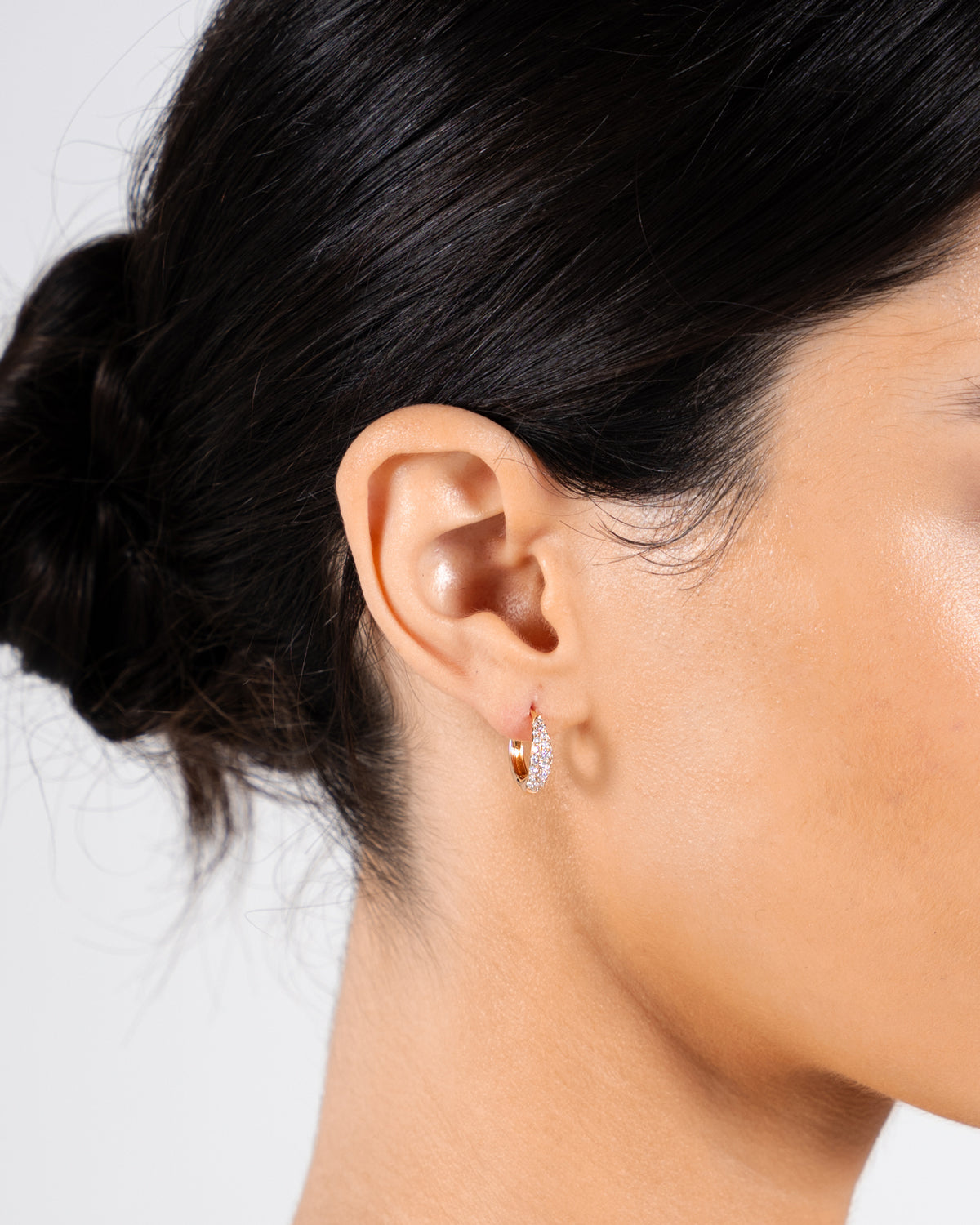 0.68ct Pave Diamond Earrings