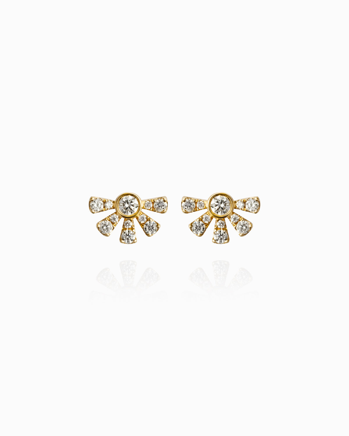 Sunburst Diamond Studs