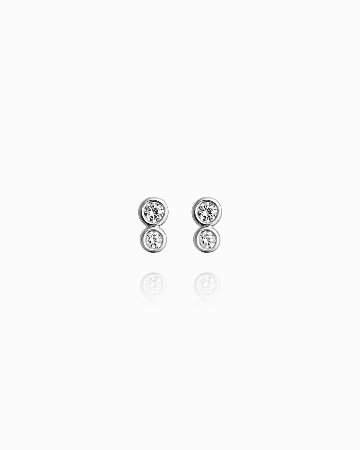 Passion Bezel Toi Et Moi Studs