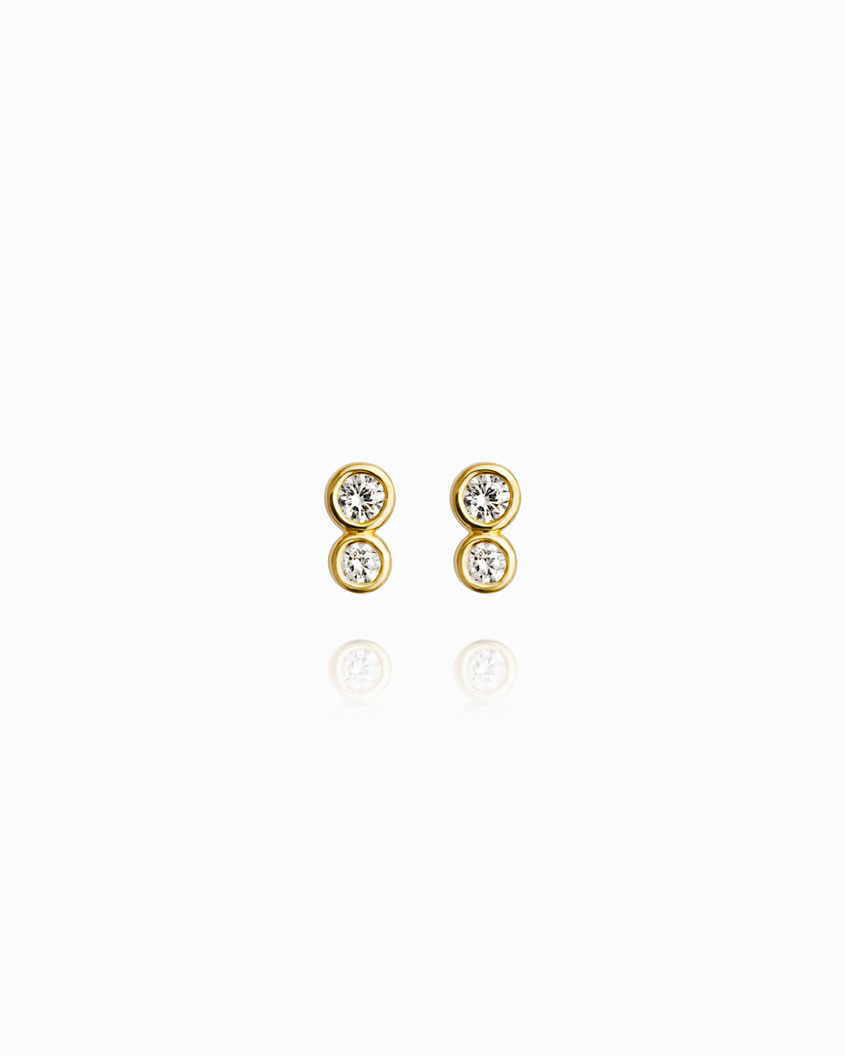 Passion Bezel Toi Et Moi Studs