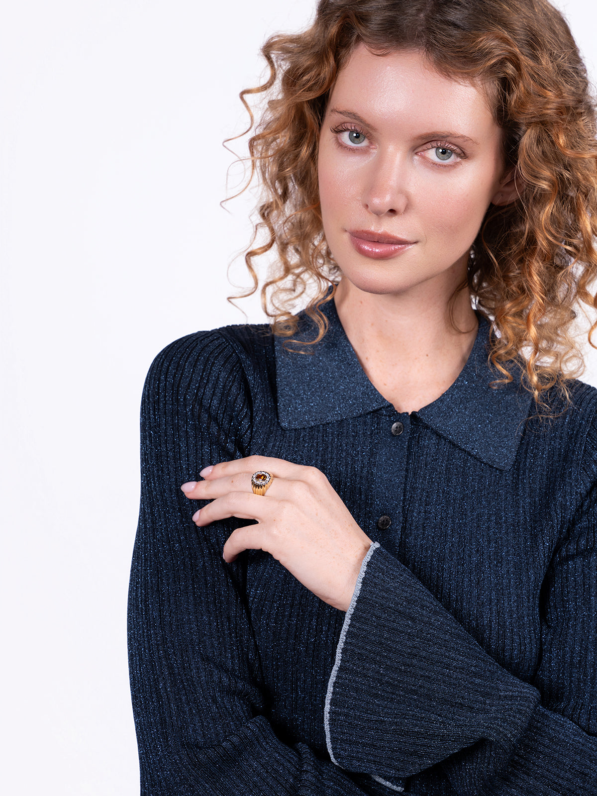 Cluster Signet Ring