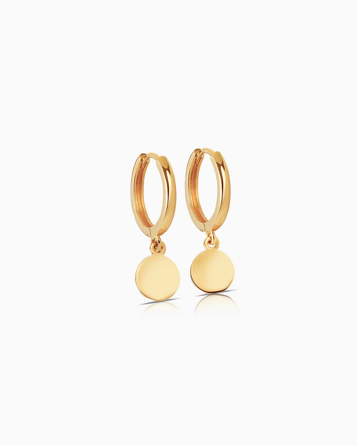 18K Disc Huggies