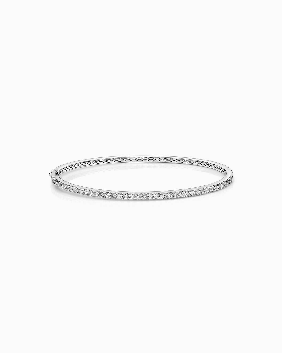 1.00ct Shared Prong Diamond Bangle