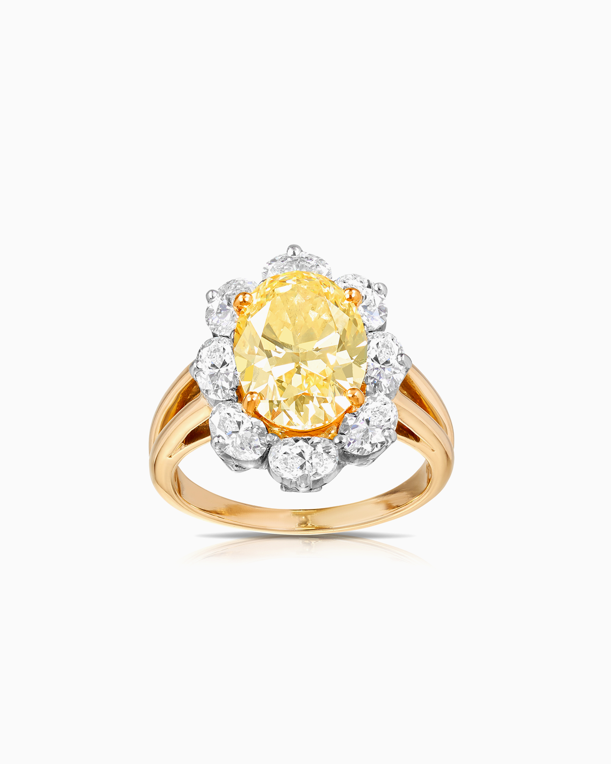 3.29ct 'Bellini' Yellow Diamond Ring