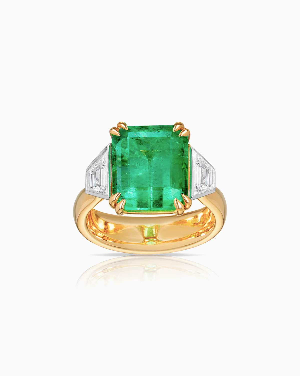 6.57ct Colombian Emerald Trilogy