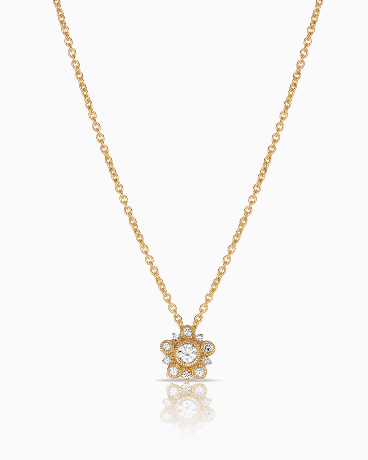 Diamond Étoile Bezel Necklace