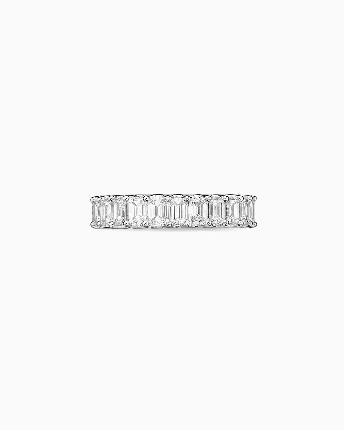 4.6ct Emerald Diamond Eternity