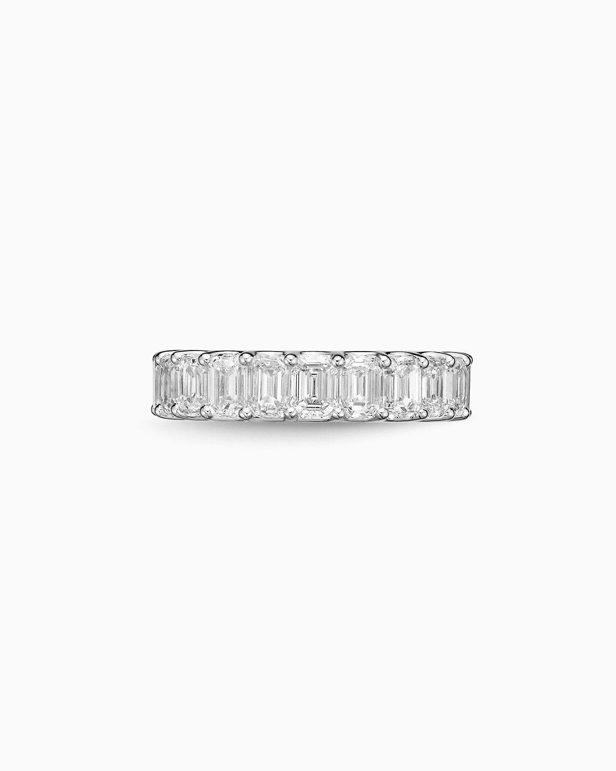 6.51ct Emerald Diamond Eternity