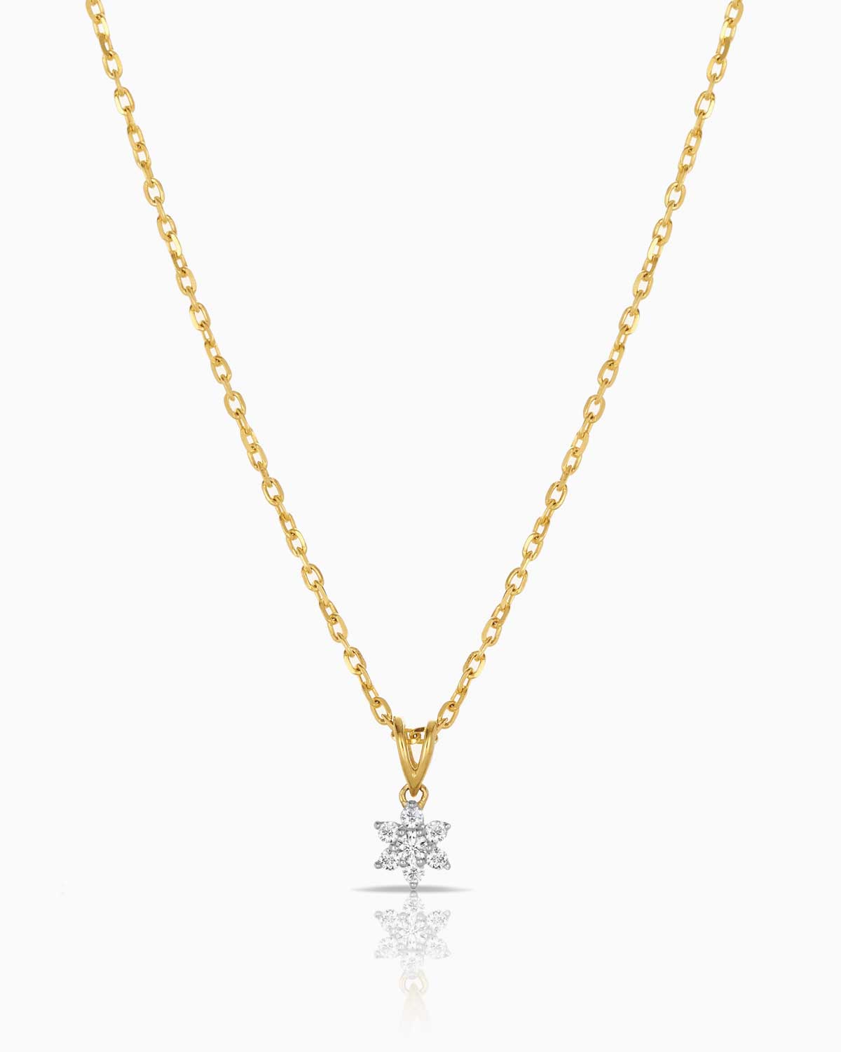 Star shaped deals diamond pendant necklace