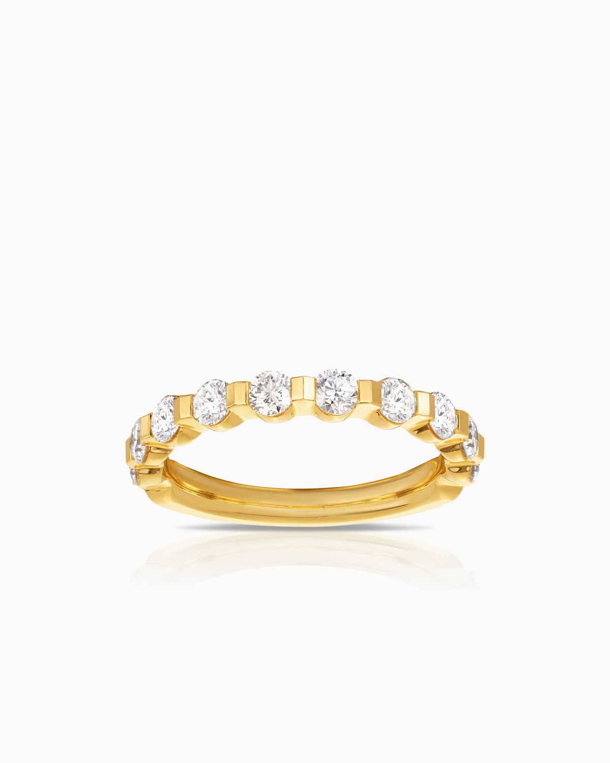 Precious 10 Stone Diamond Band