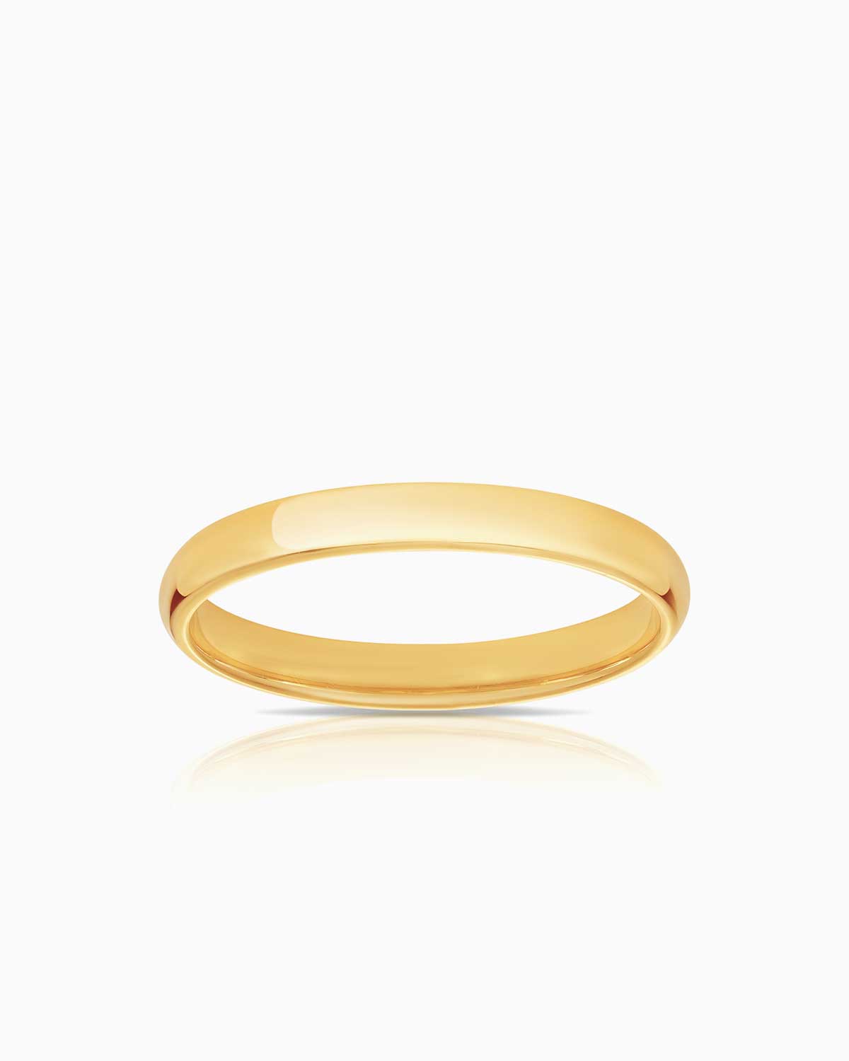 9K Gents Polished Band