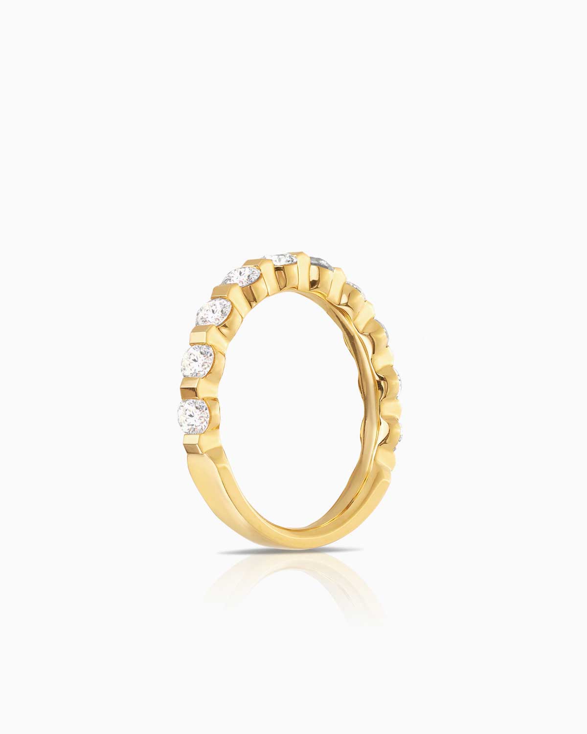 Precious 10 Stone Diamond Band