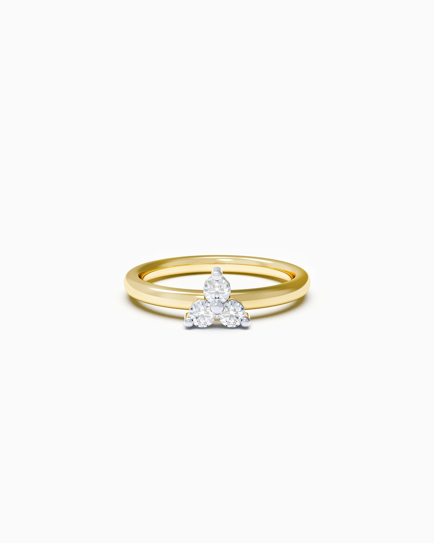 Trio Diamond Stacker Ring