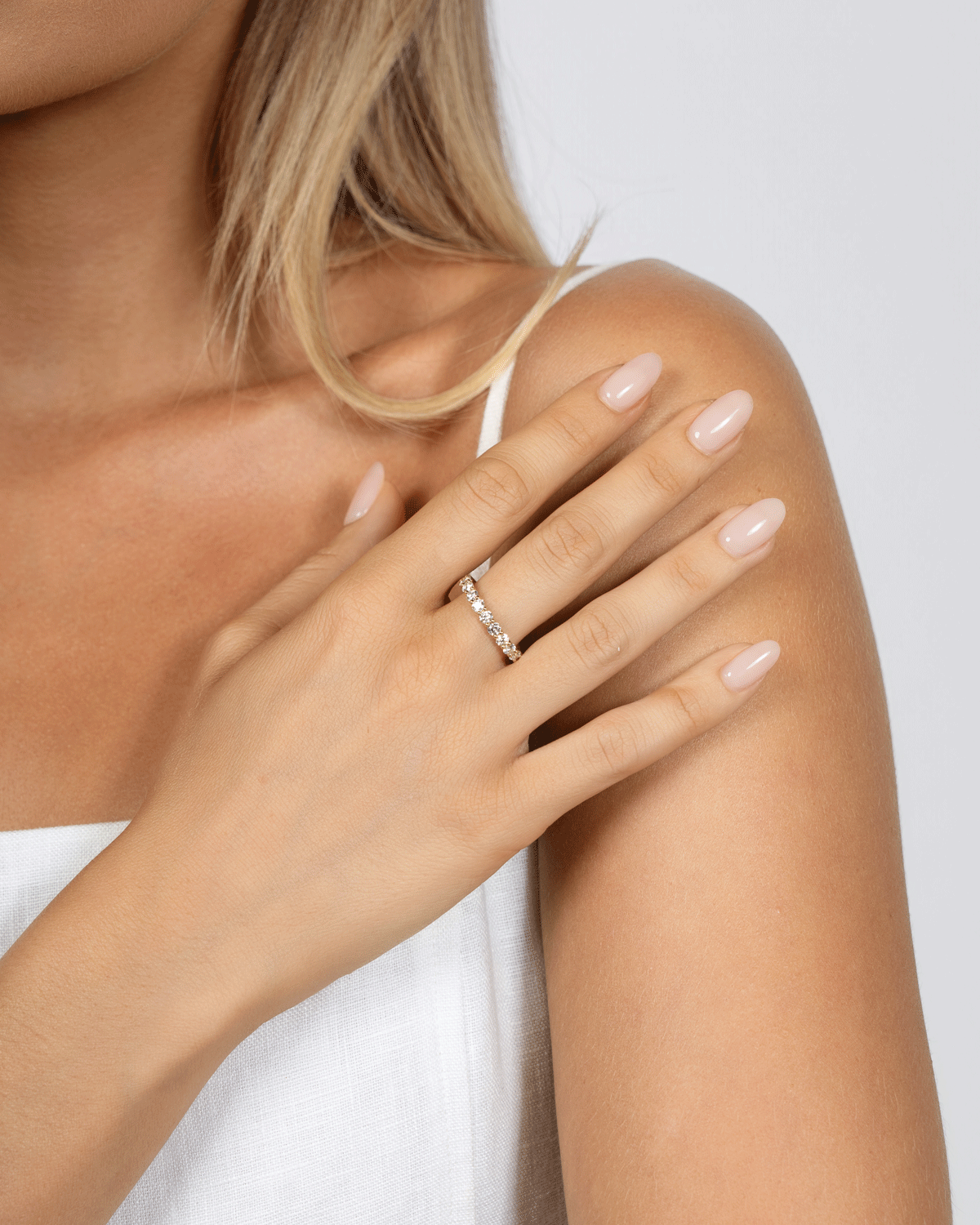 0.66ct Precious Prong Diamond Band