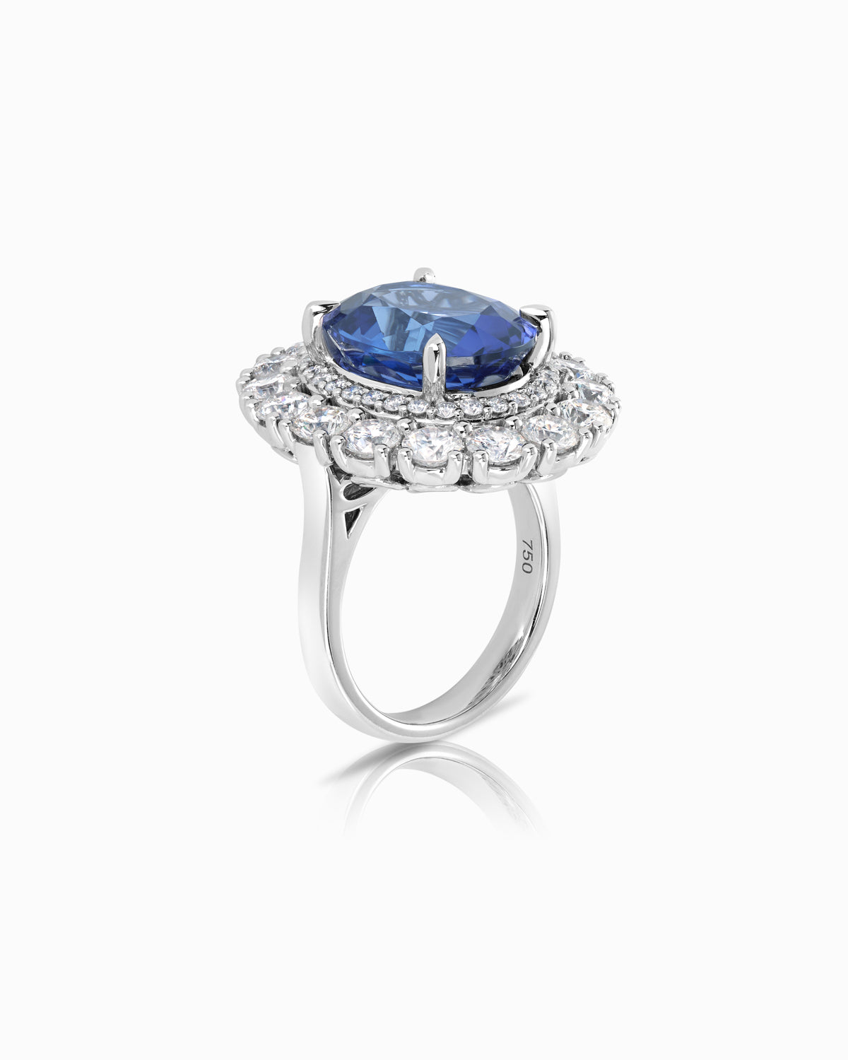'Twilight' Tanzanite & Diamond Ring