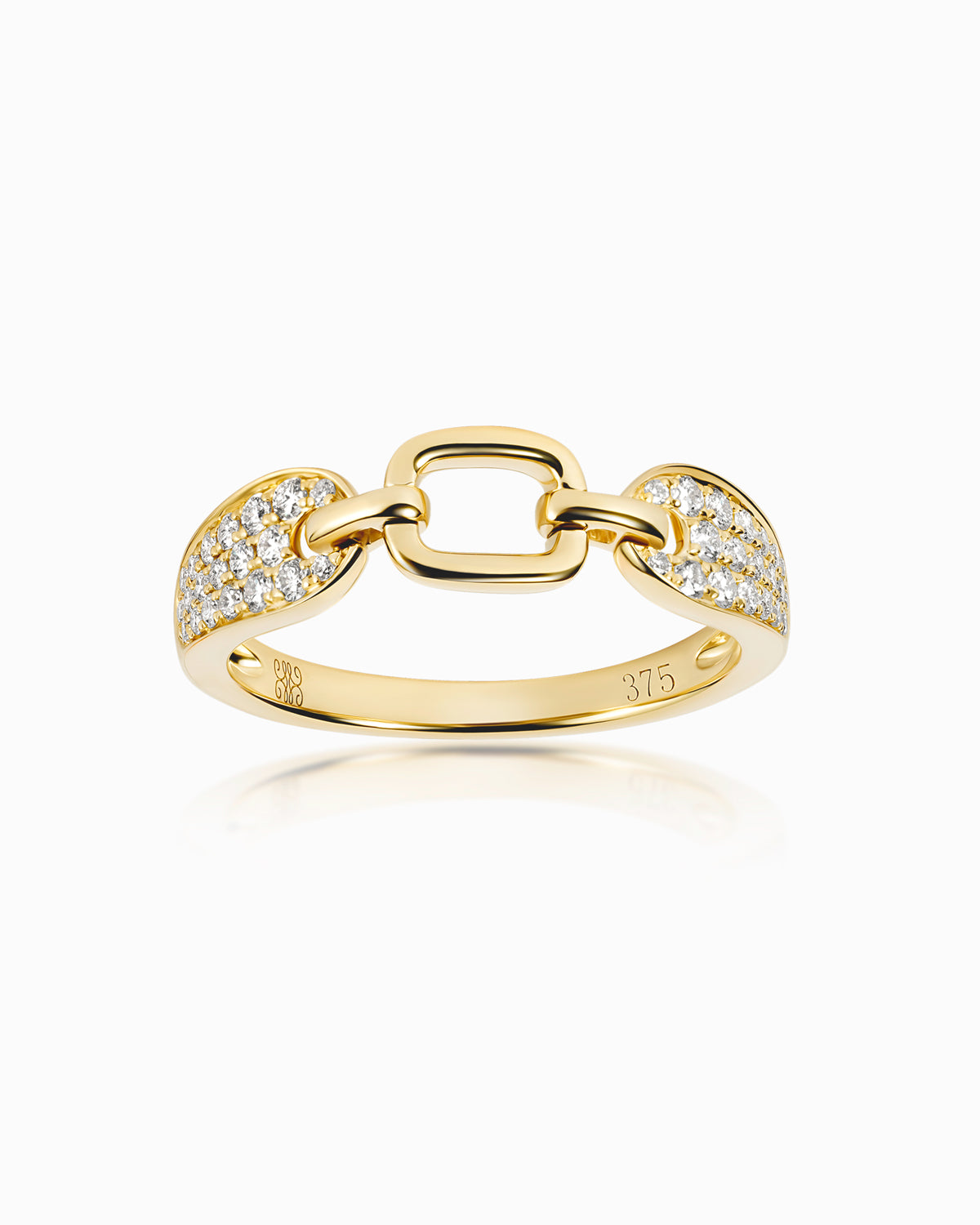 Buckle Diamond Ring