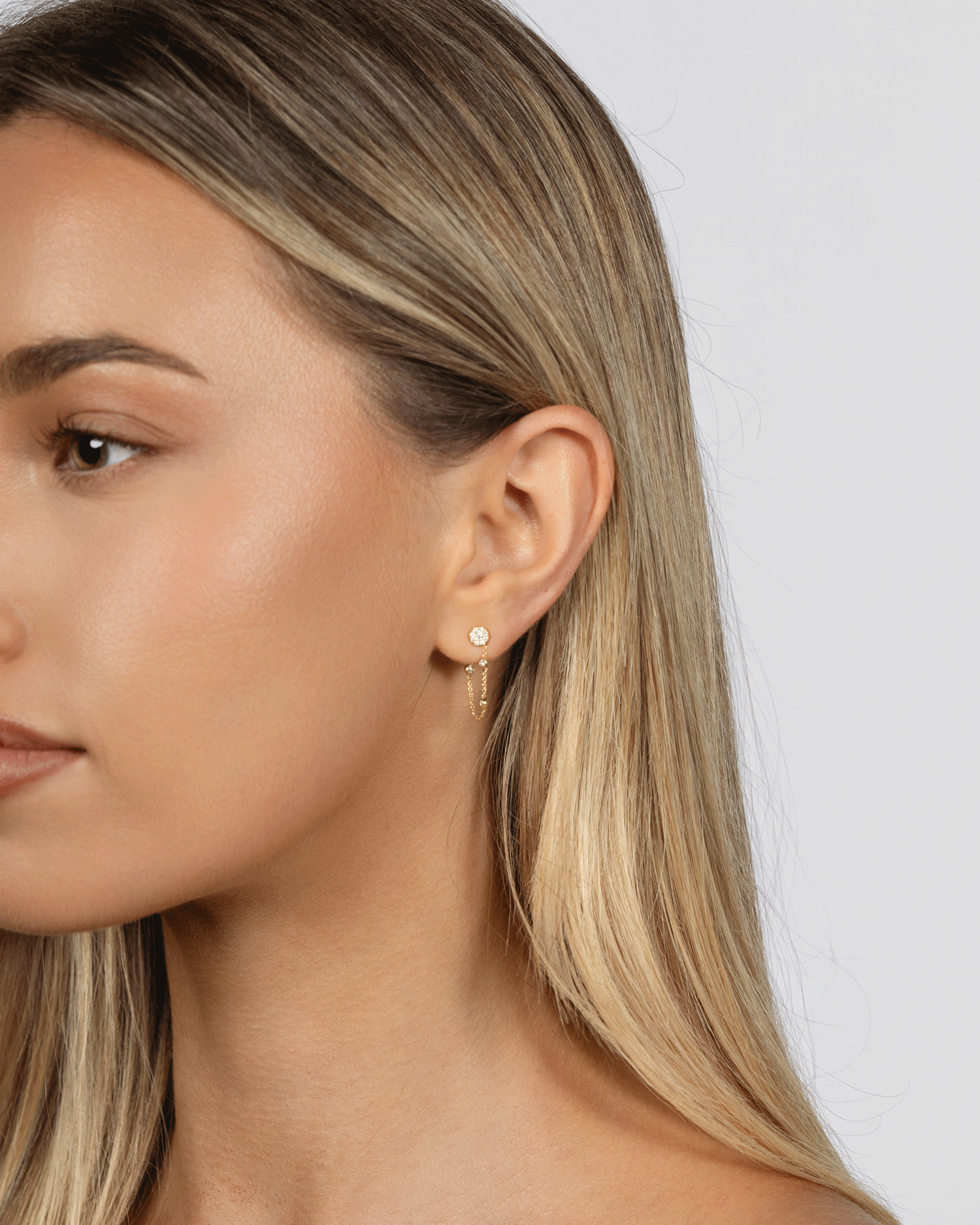 'By the yard' Cluster Drop Studs