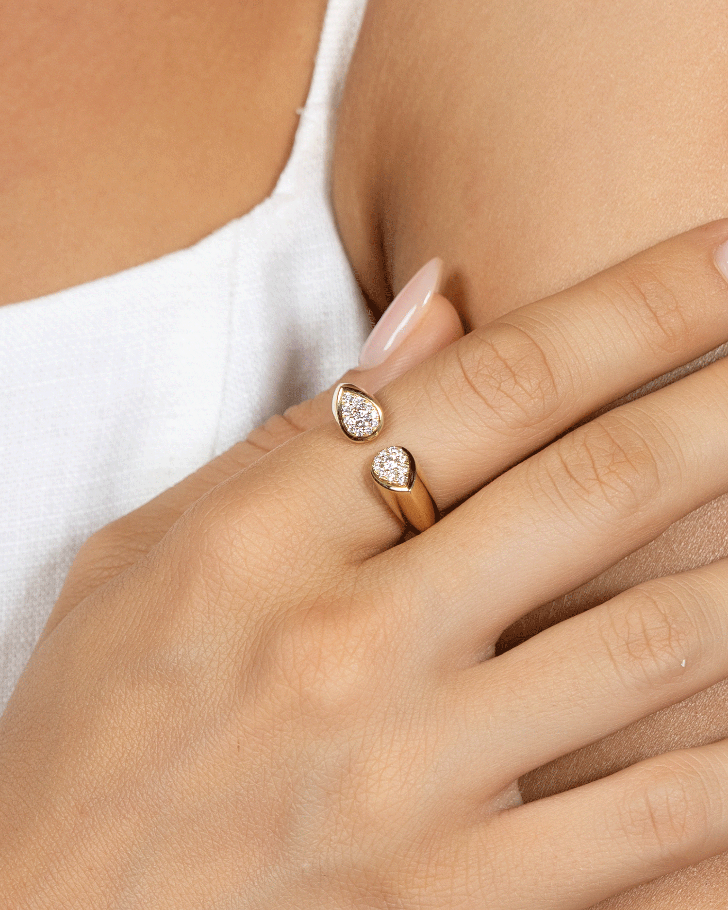 Pave Bulbus Diamond Dress Ring