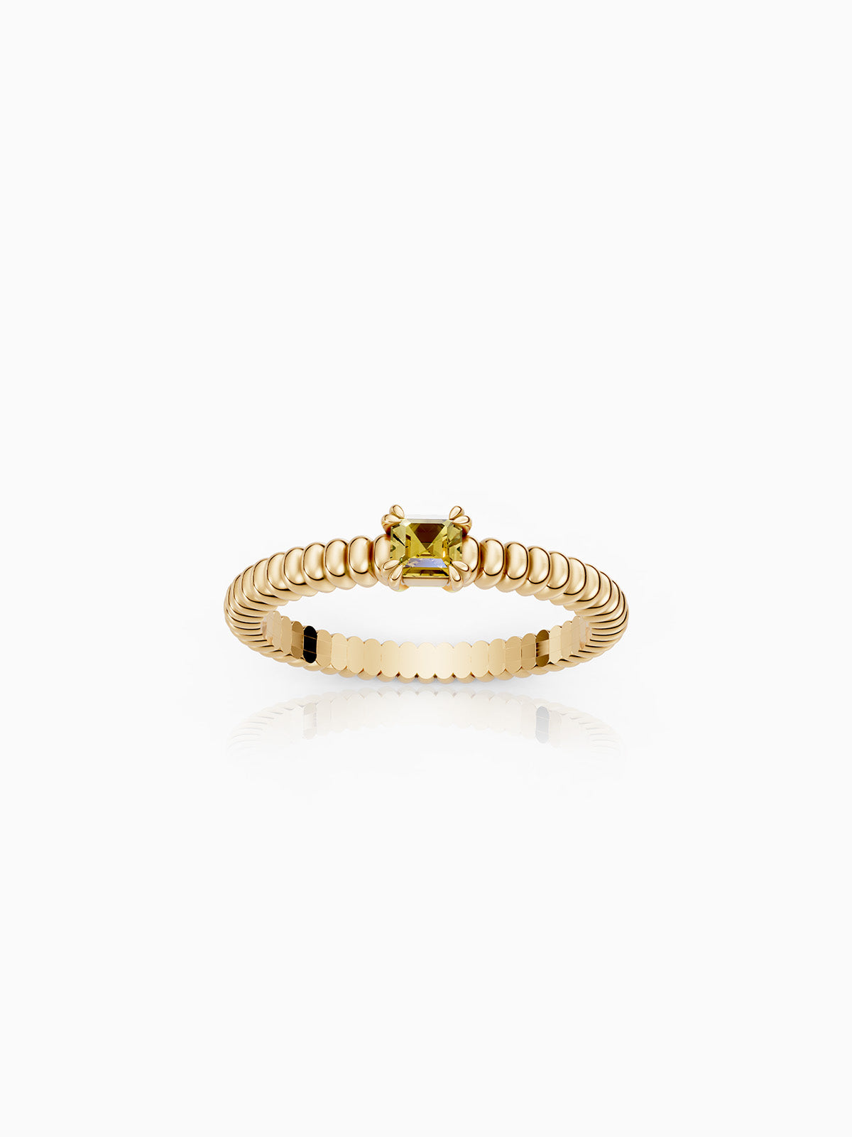 Fluted Stackable Dress Ring