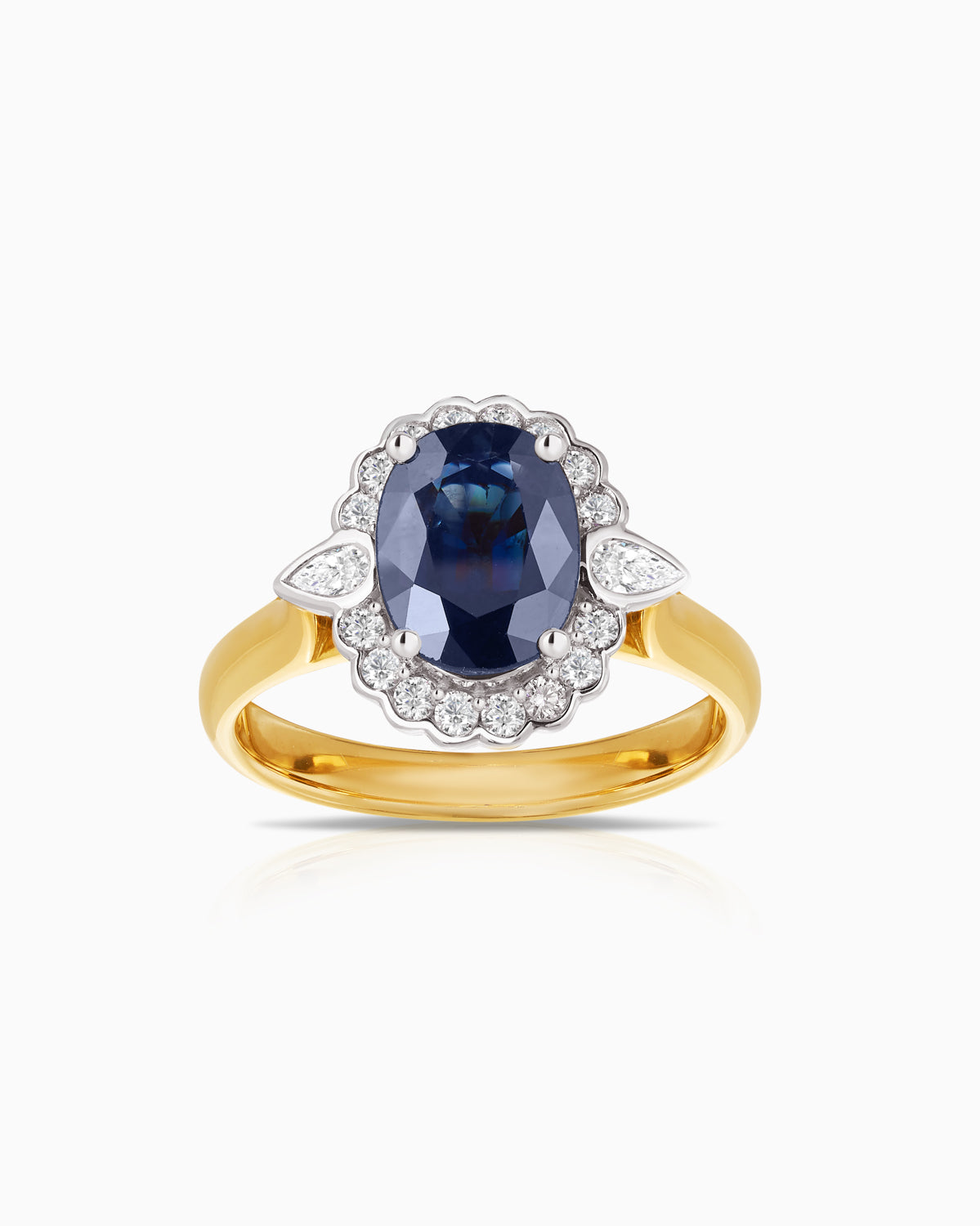 2.40ct Accented Sapphire Ring – Claude and Me Jewellery